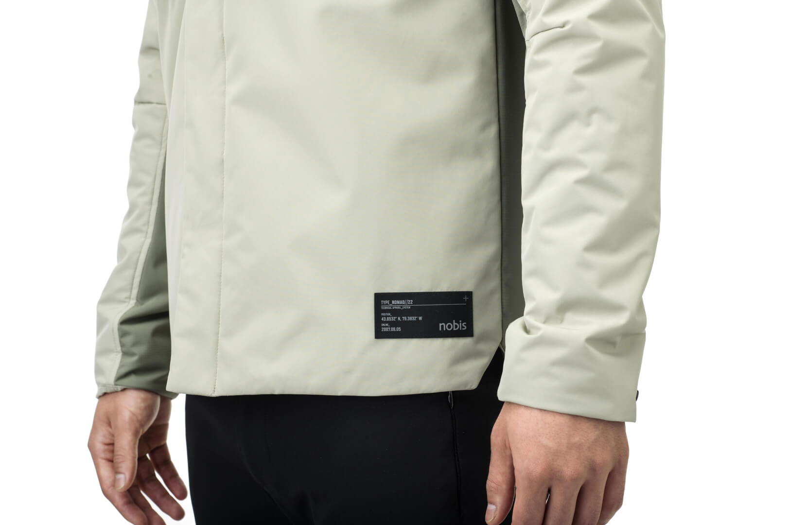 Ander Men's Mid Layer Shirt in hip length, PrimaLoft Gold Insulation Active+, 3-Ply Micro Denier front and 4-Way Durable Stretch Weave back, zipper chest pockets, snap button wind flap, and snap button cuffs, in Tea/Clover