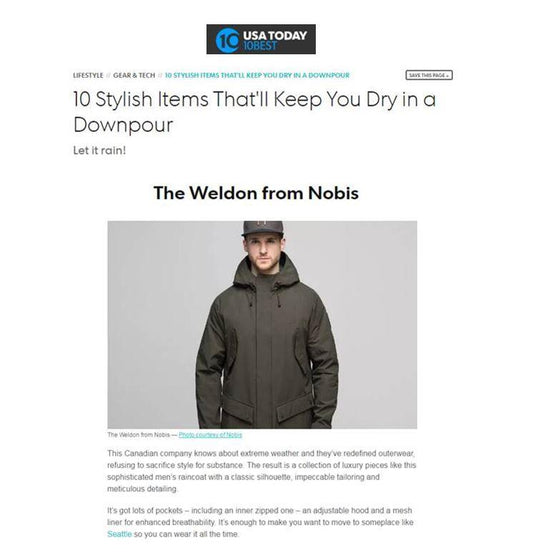 Nobis Weldon on USA Today 10 Best