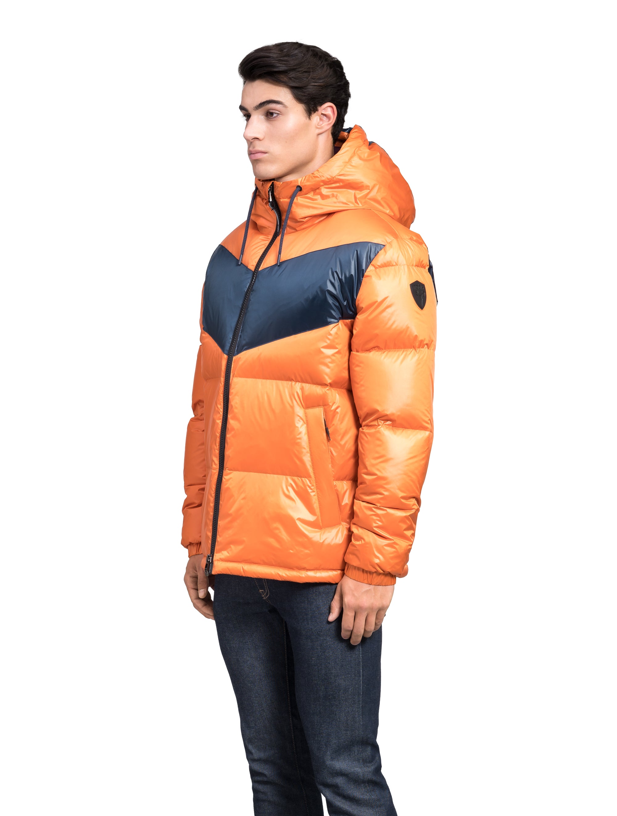 Orange sale nylon jacket