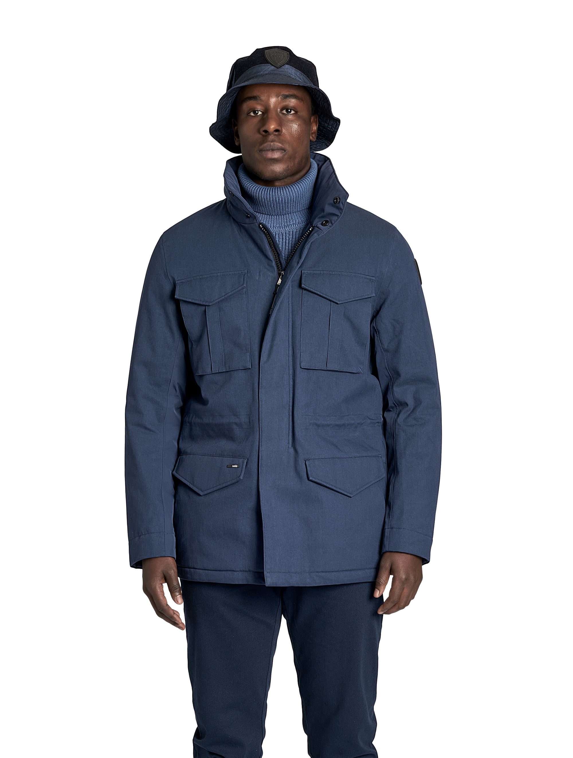 Mens blue 2025 field jacket