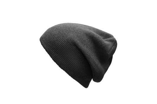 Knit beanie in Black