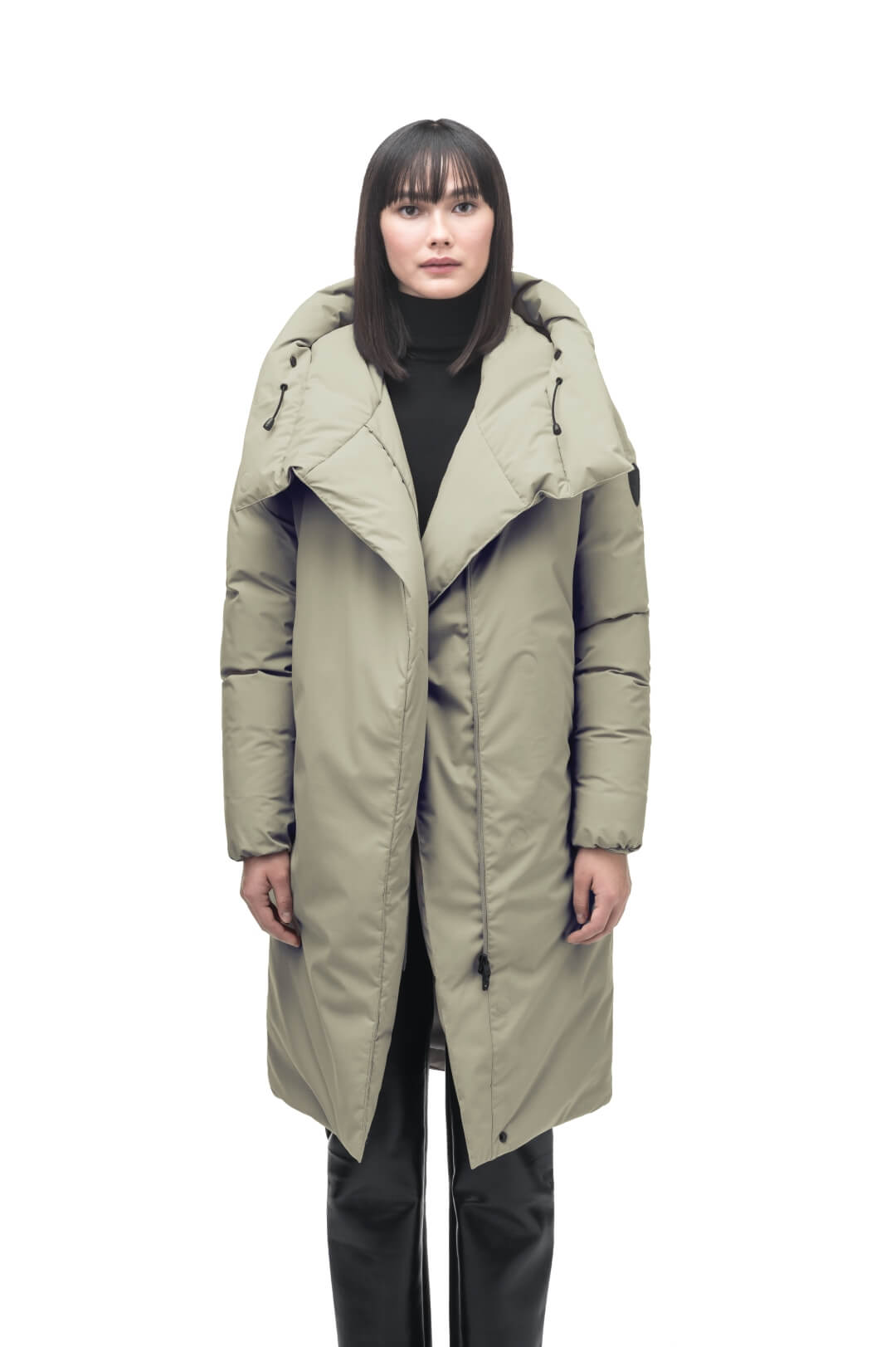 Down knee cheap length coat