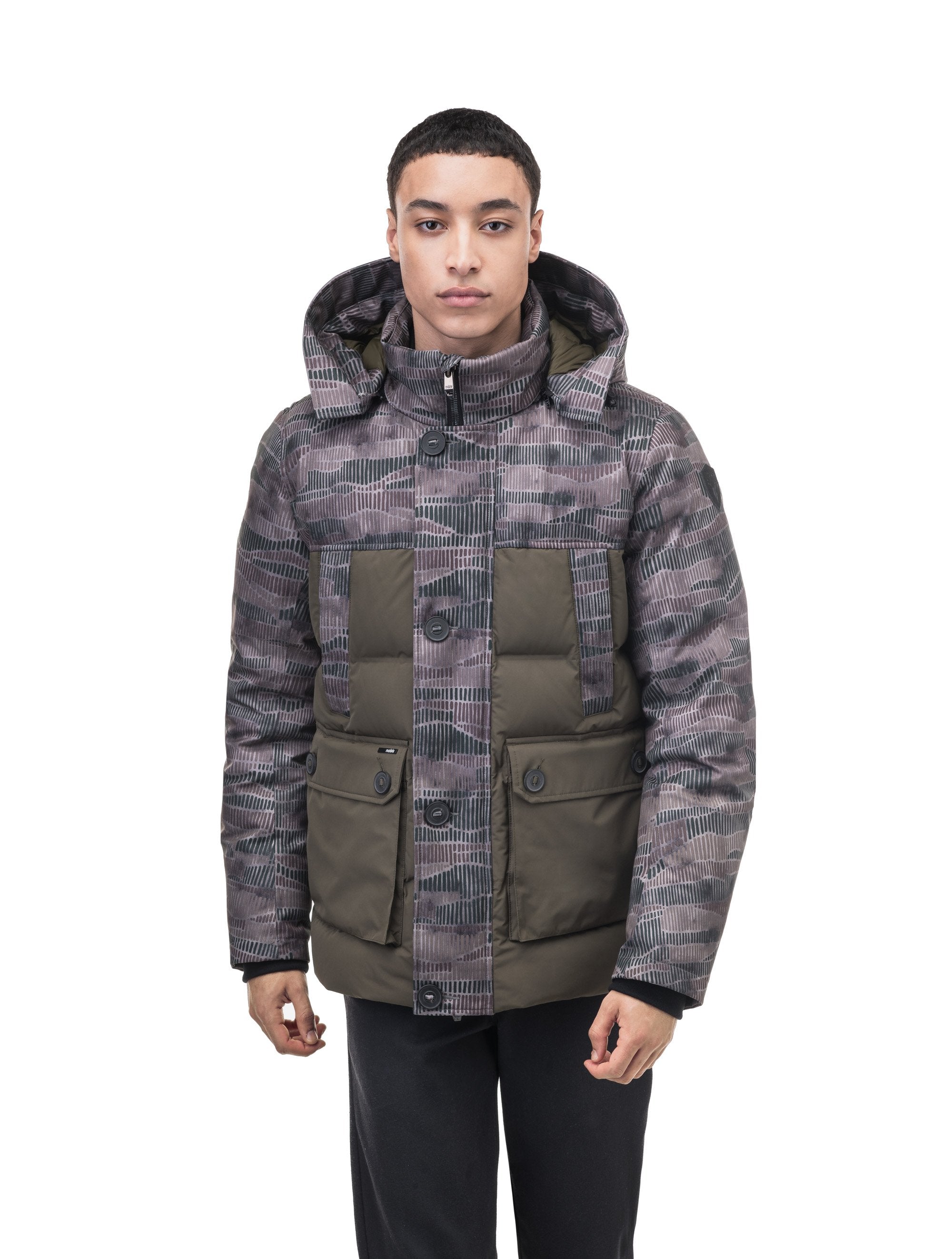 Mens puffer sales parka coat