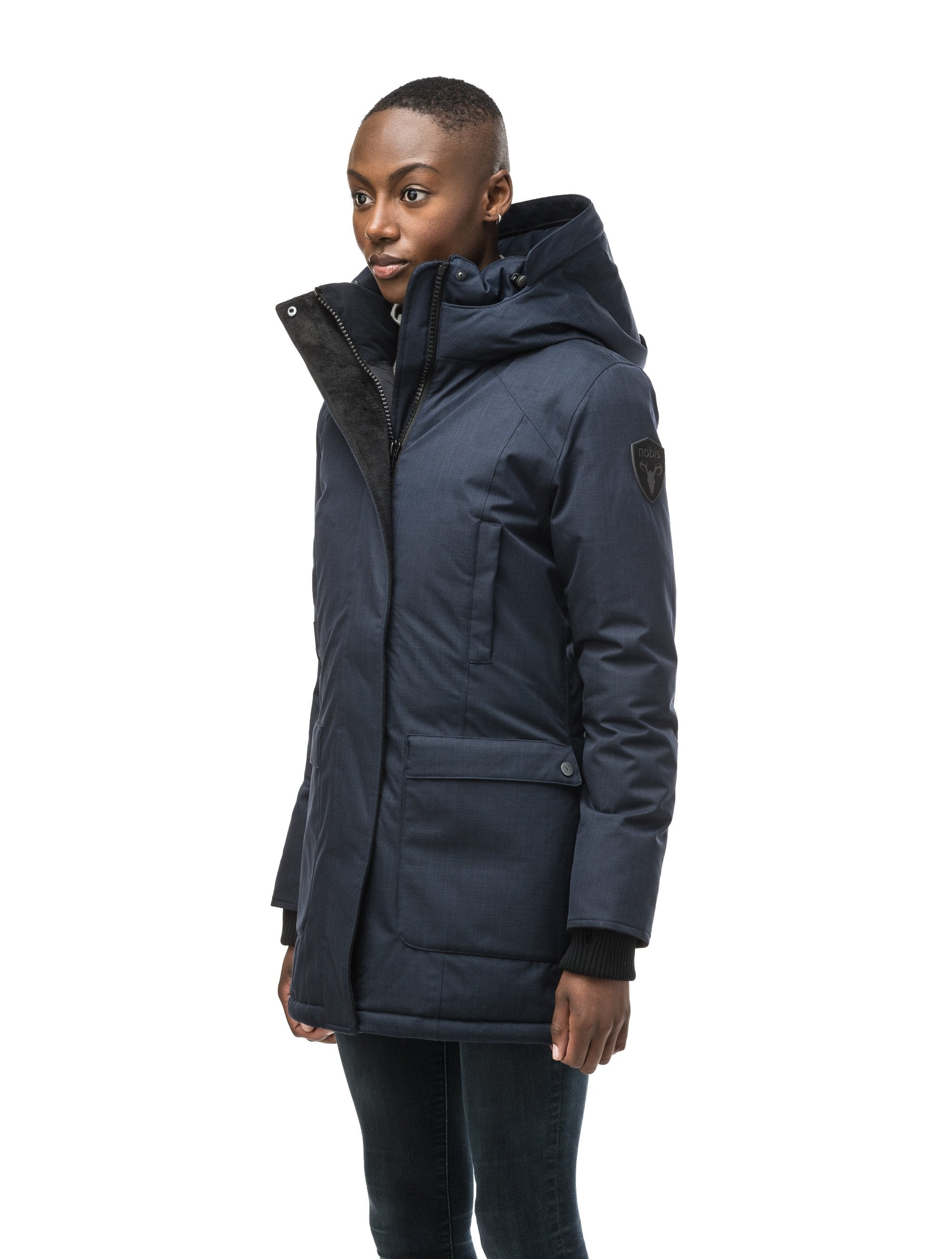 Slimfit deals herringbone parka