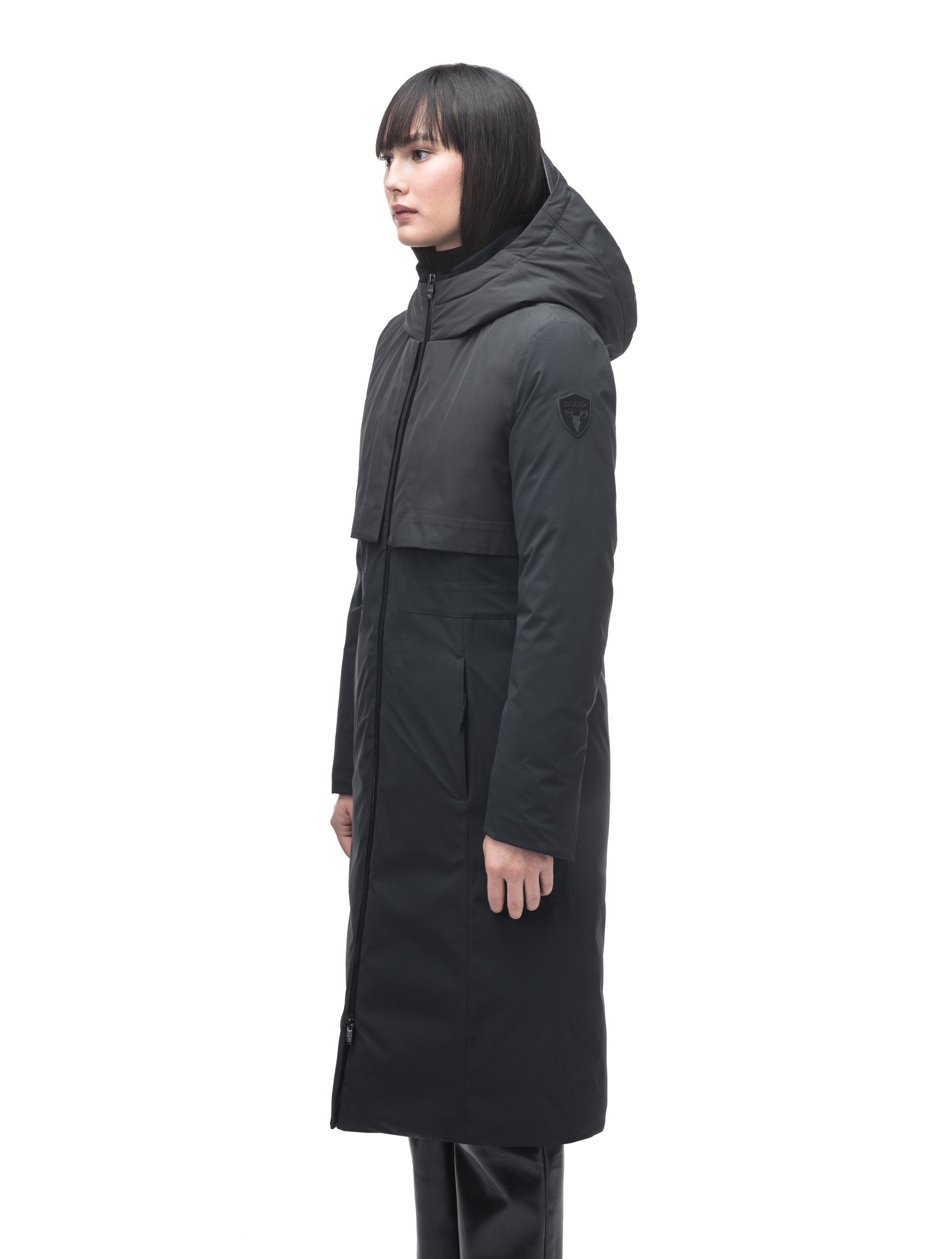 North face womens on sale knee length coat