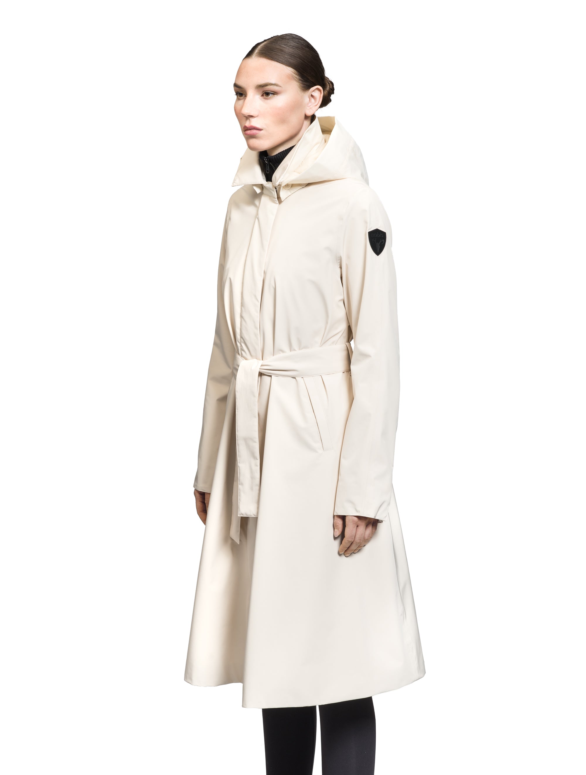 Ladies hooded store trench coat uk