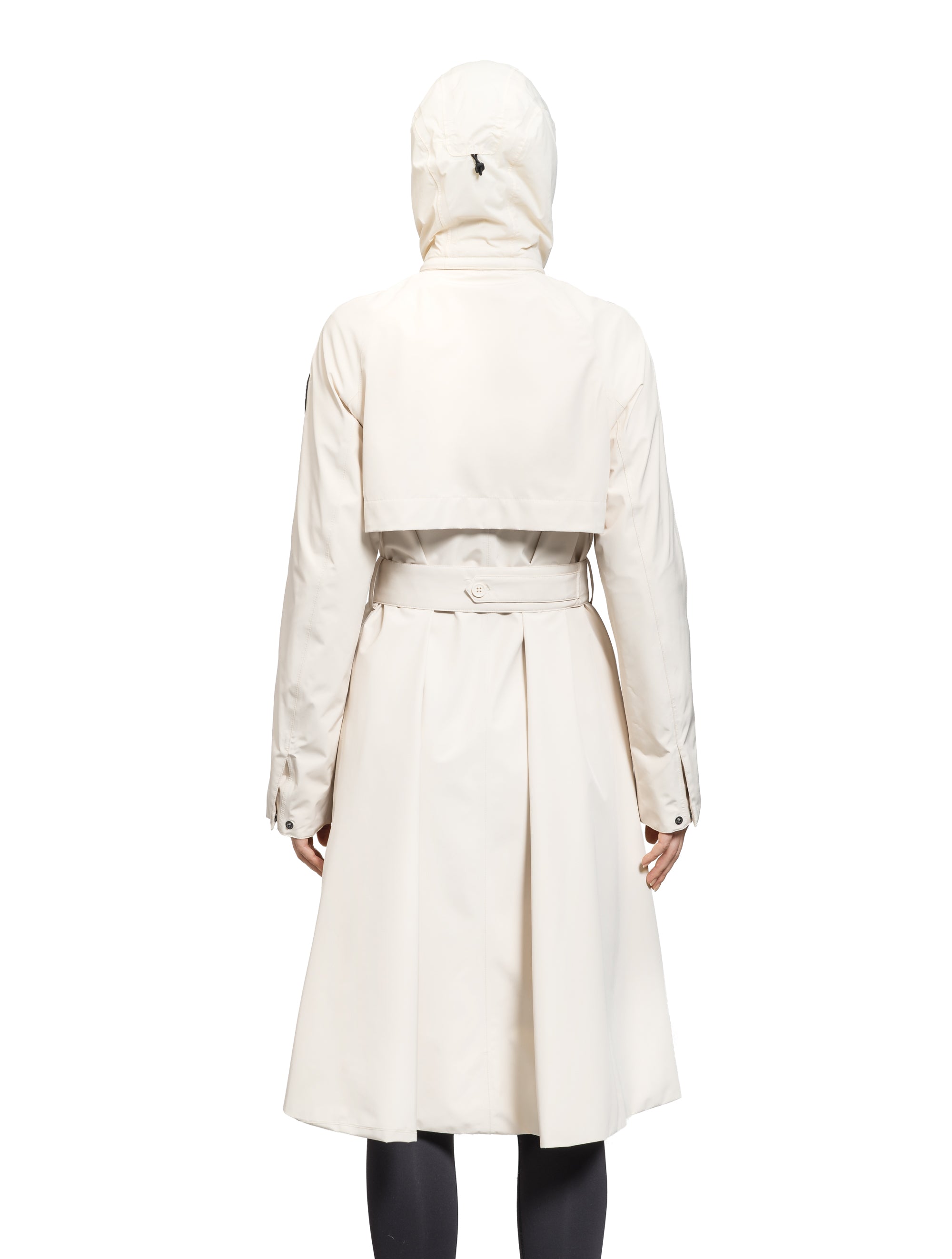 Hooded trench coat womens on sale uk