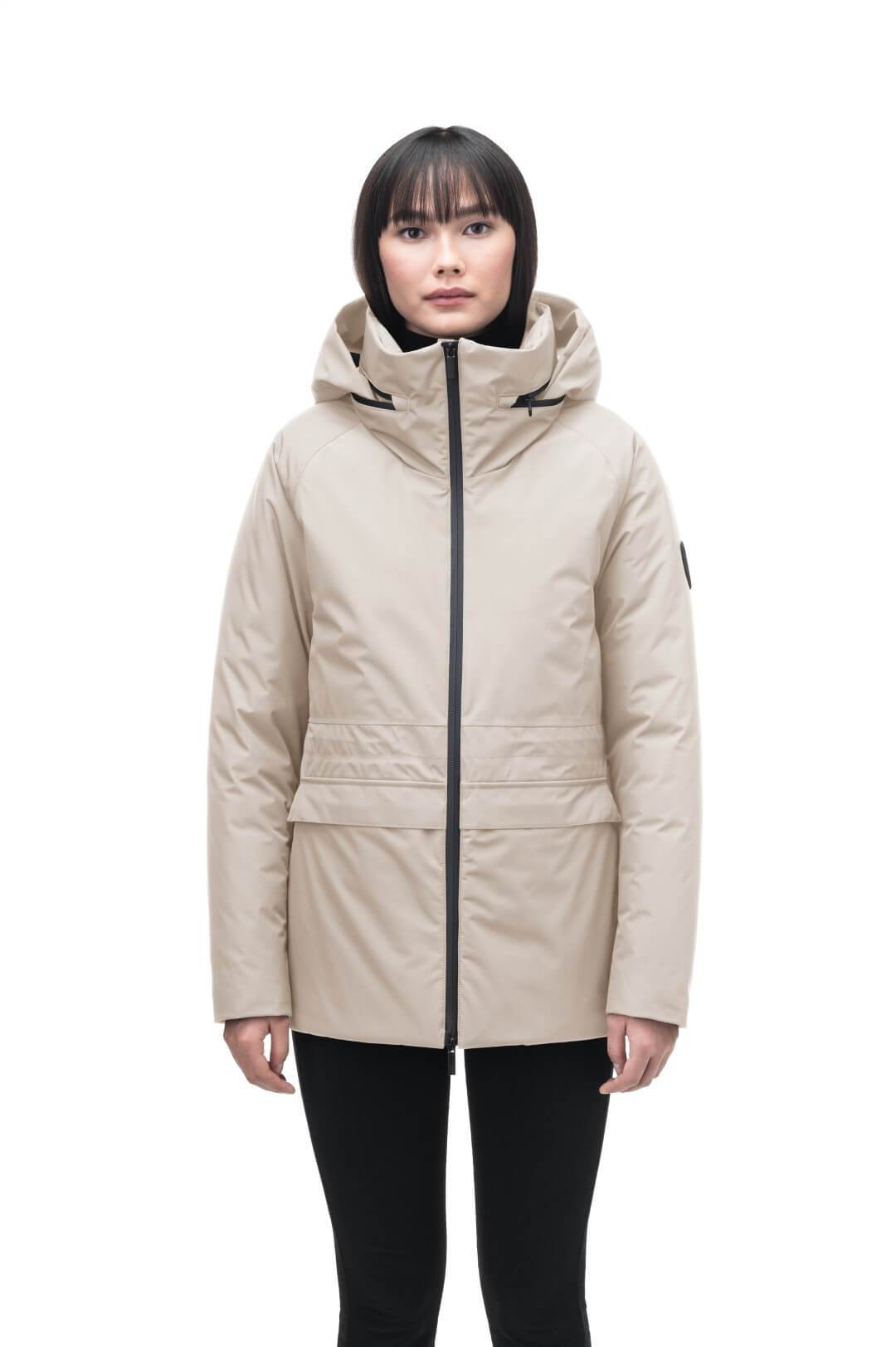 Short hot sale parka womens