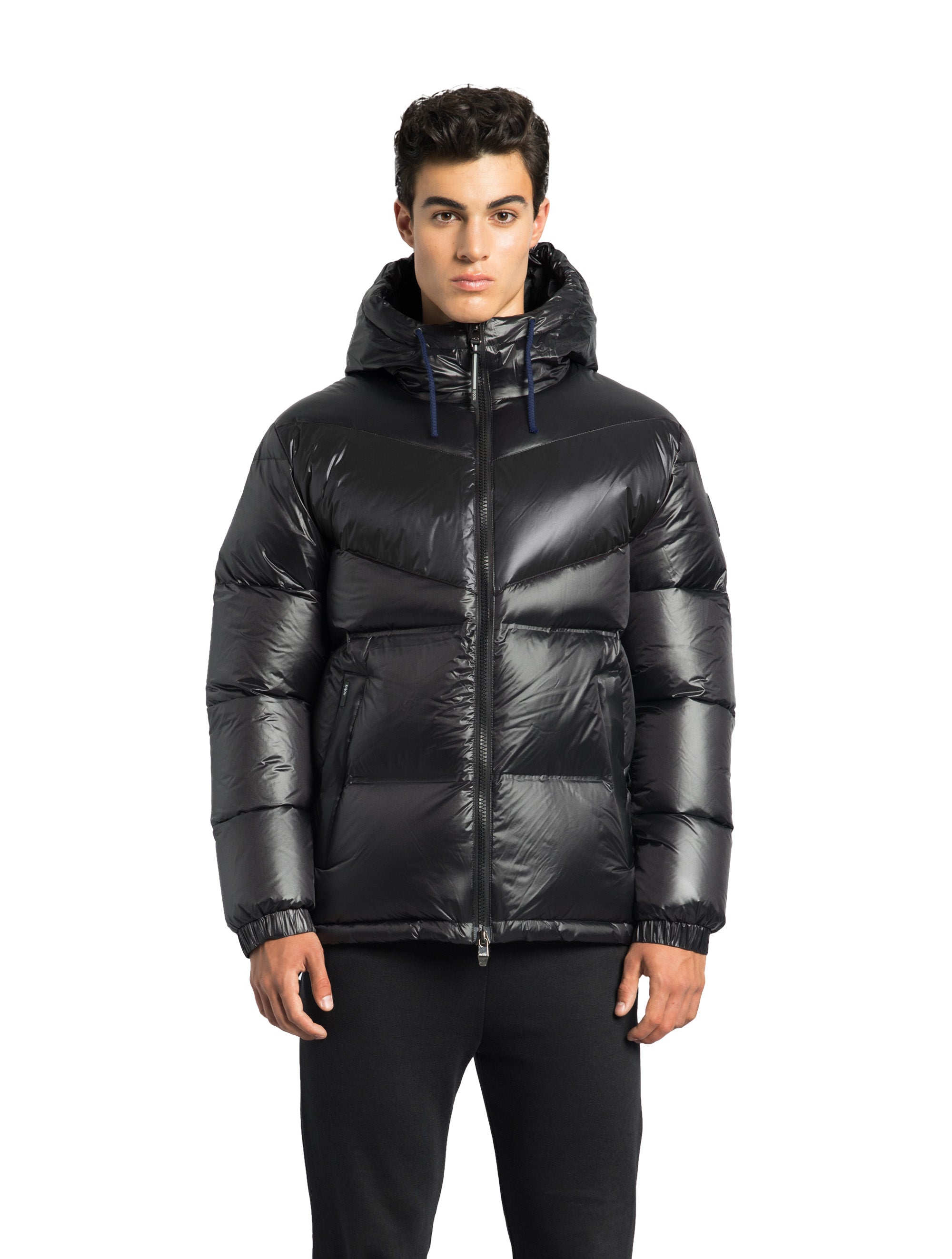 Down filled puffer store jacket mens