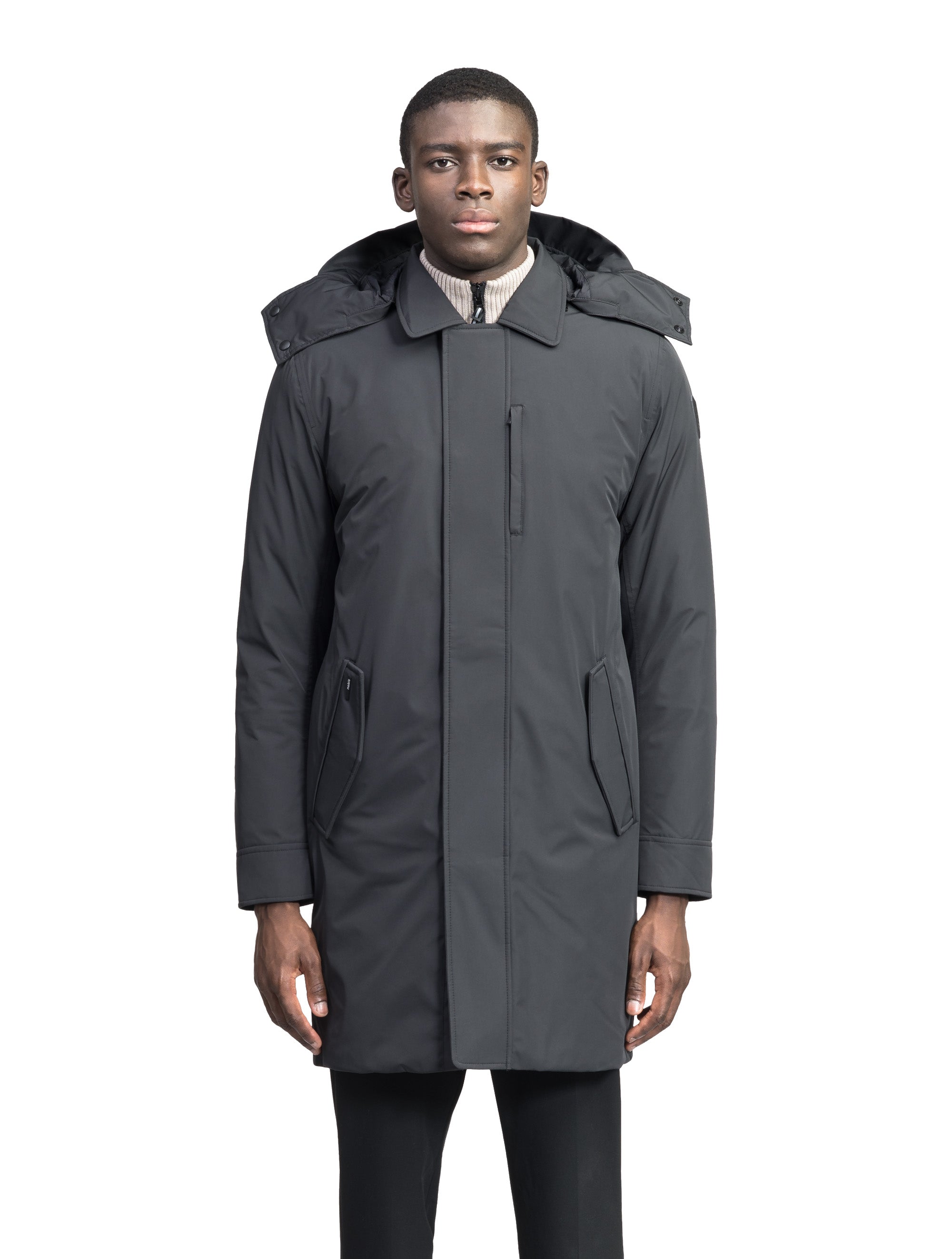 Mens parka deals trench coat