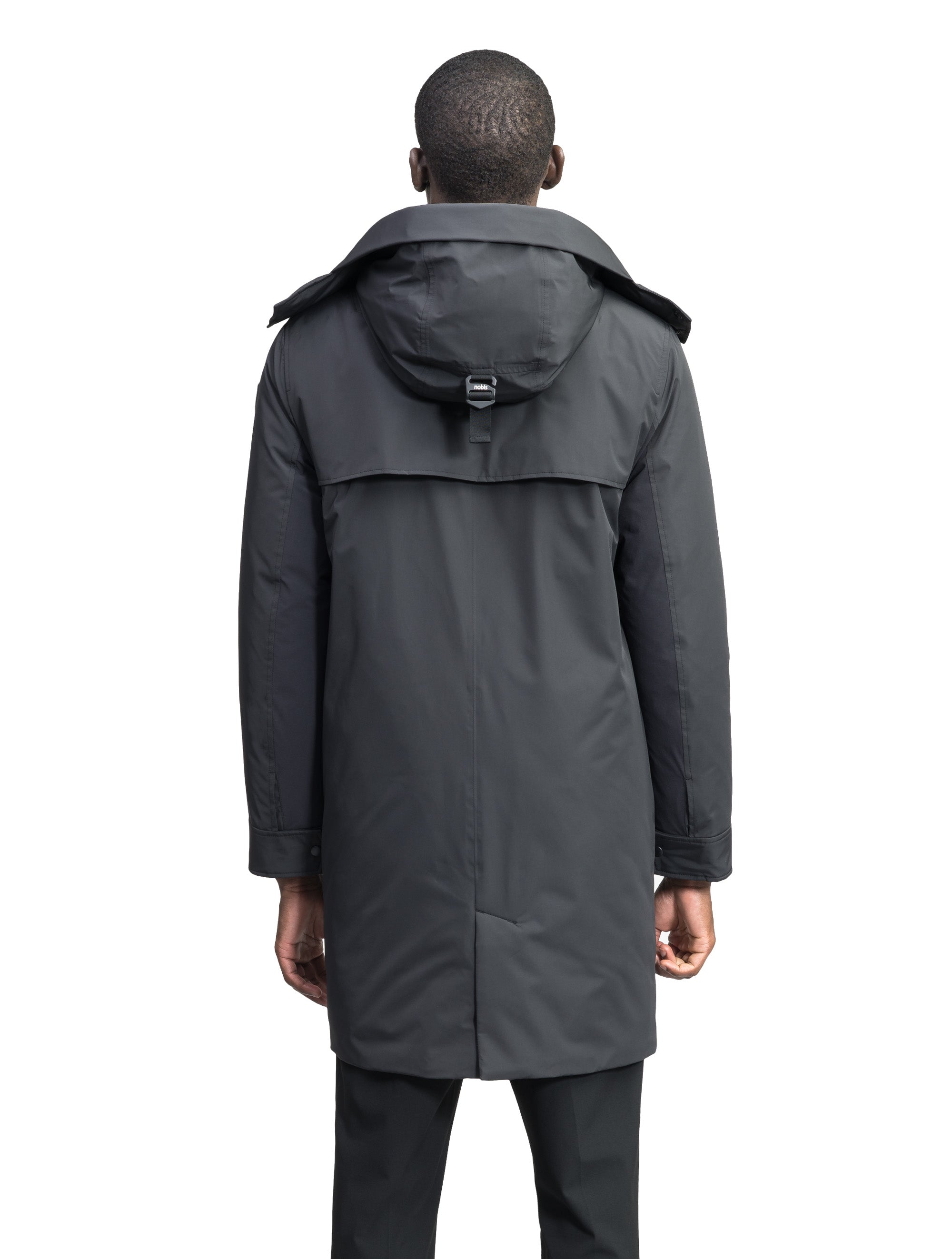 Mens hotsell black raincoat