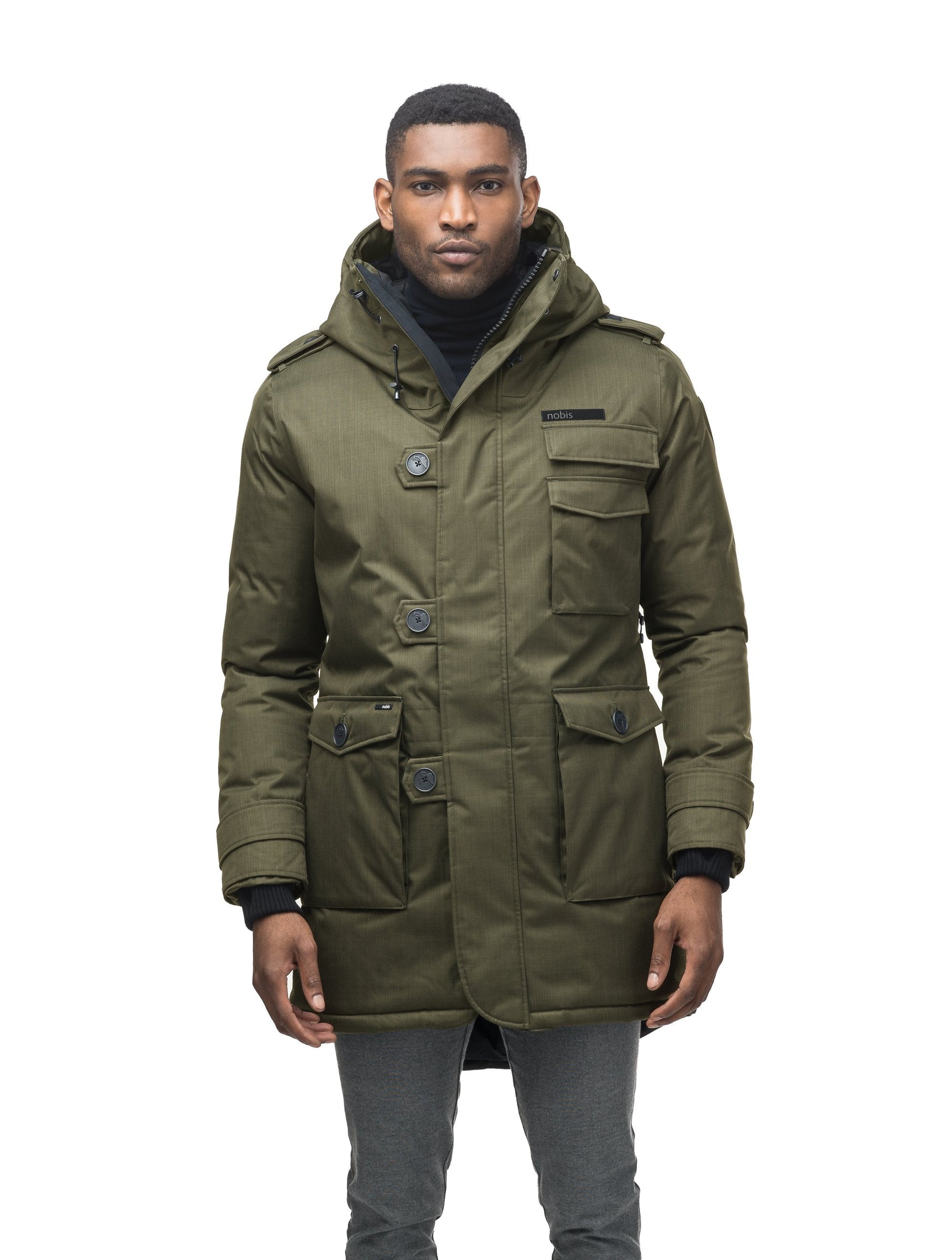 Winter Coat Military Parka Men Surplus Army Paratrooper Mens