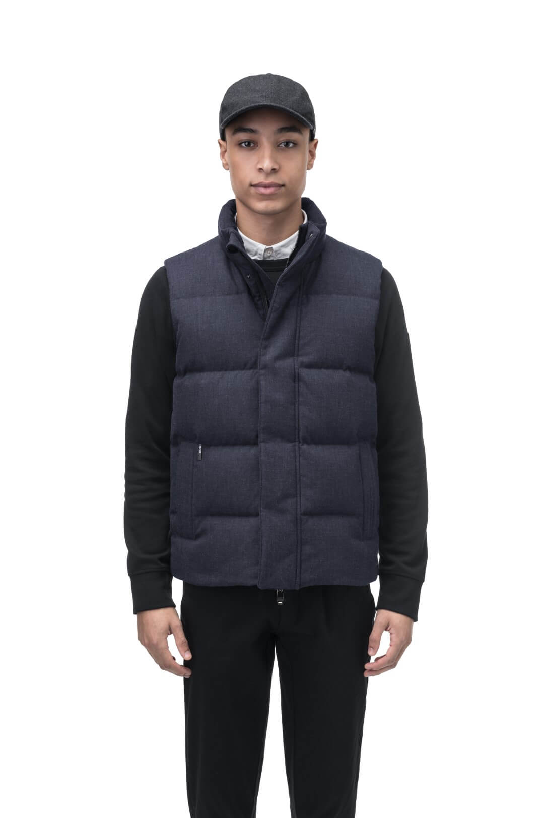 Men's wool clearance vest zipper