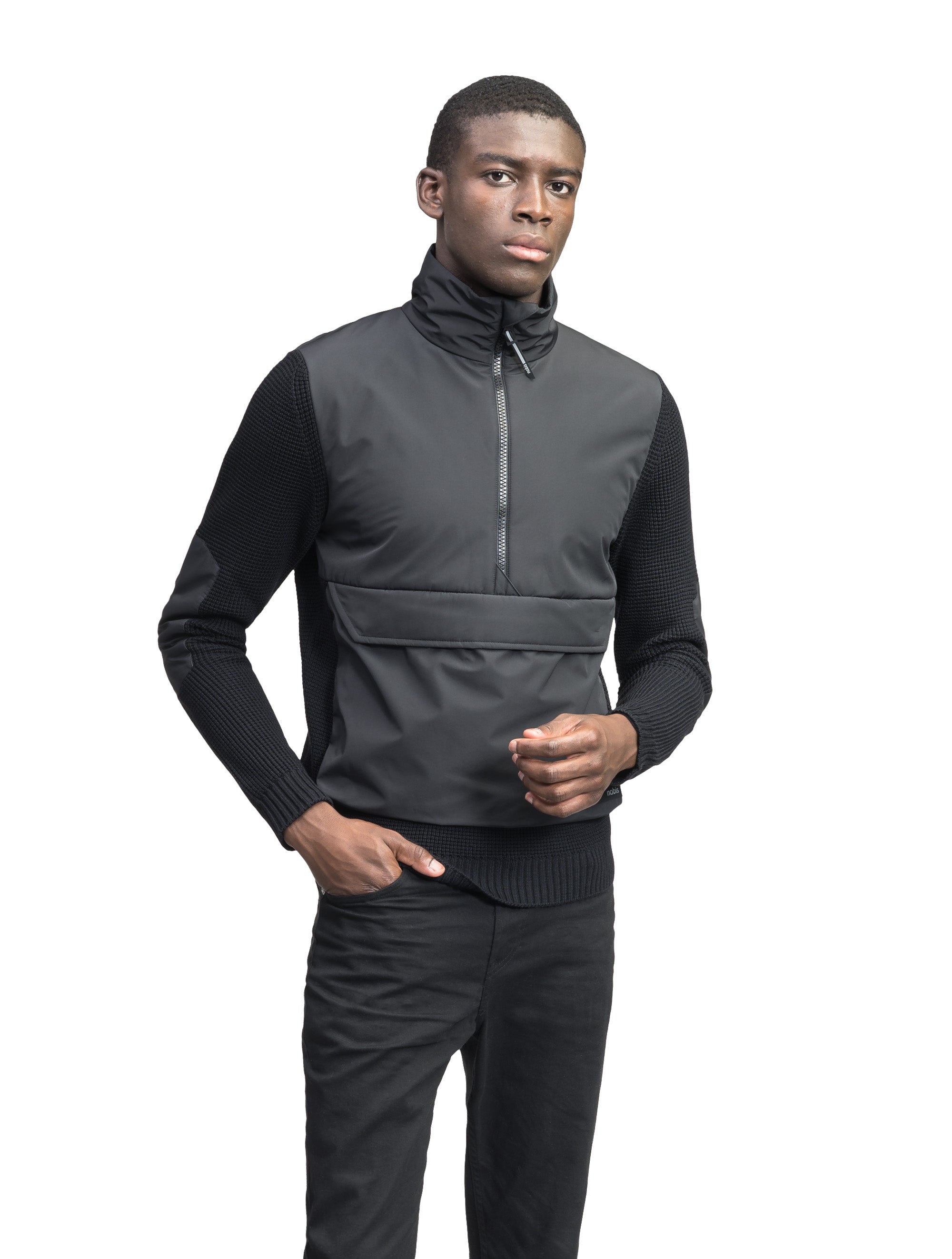 Men's black quarter zip on sale sweater