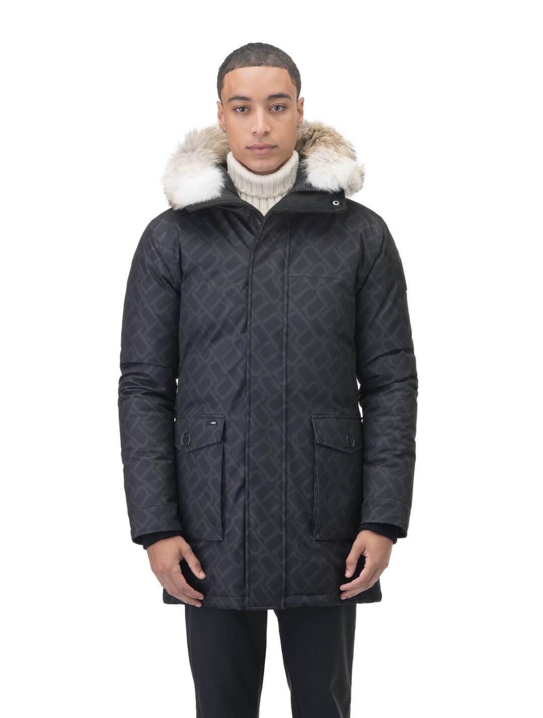 Mens shop gray parka