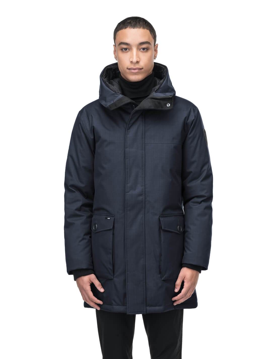 Mens winter coat no on sale hood